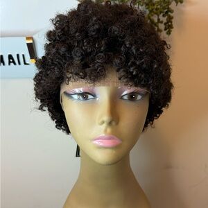 Curly Brown Wig for Women